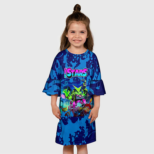 Детское платье Brawl STARS / 3D-принт – фото 3