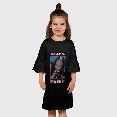 Детское платье BLACKPINK - Jennie / 3D-принт – фото 3