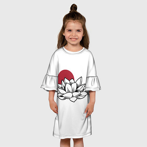 Детское платье Кувшинка Z / 3D-принт – фото 3