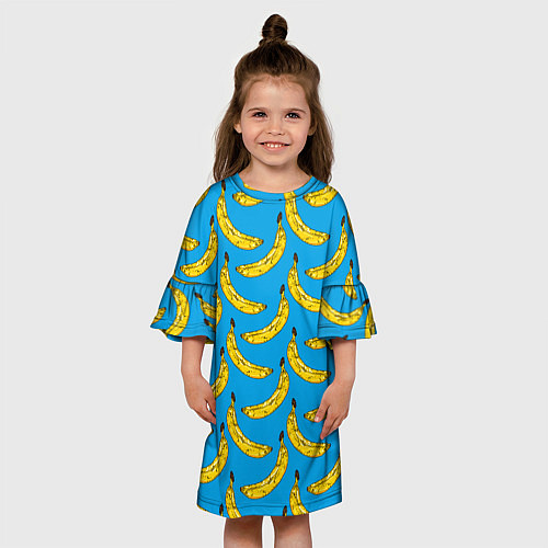 Детское платье Go Bananas / 3D-принт – фото 3