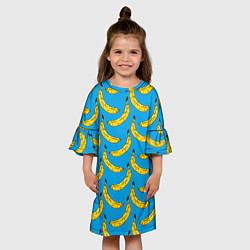 Платье клеш для девочки Go Bananas, цвет: 3D-принт — фото 2