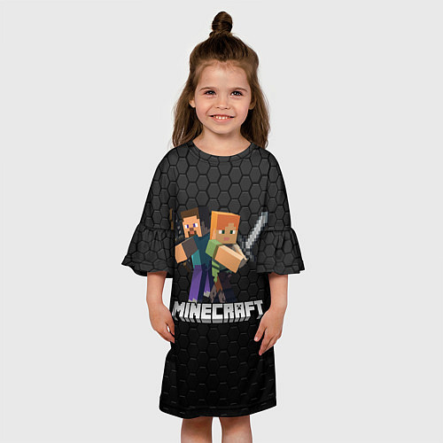 Детское платье MINECRAFT МАЙНКРАФТ / 3D-принт – фото 3