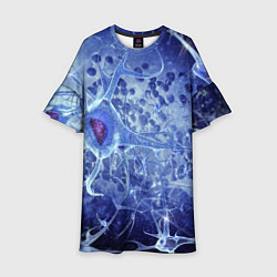 Платье клеш для девочки ВИРУС, цвет: 3D-принт