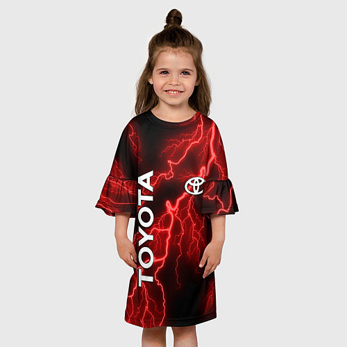 Детское платье TOYOTA / 3D-принт – фото 3