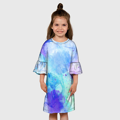 Детское платье PASTEL / 3D-принт – фото 3