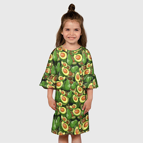 Детское платье Avocado / 3D-принт – фото 3