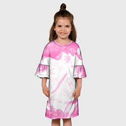 Платье клеш для девочки LIL PEEP ЛИЛ ПИП, цвет: 3D-принт — фото 2