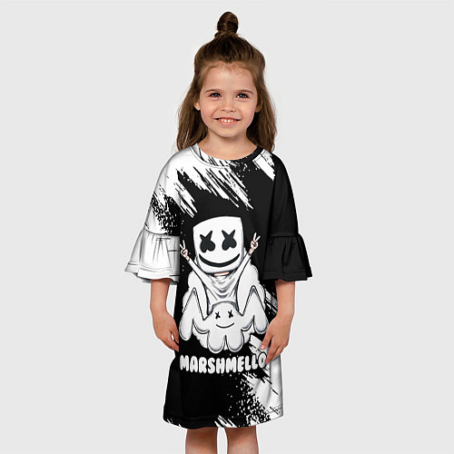 Детское платье MARSHMELLO / 3D-принт – фото 3