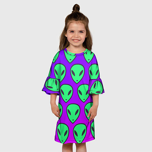 Детское платье ALIENS / 3D-принт – фото 3