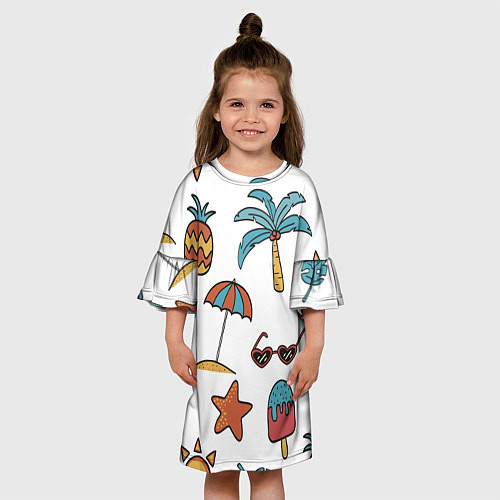 Детское платье Отпуск / 3D-принт – фото 3