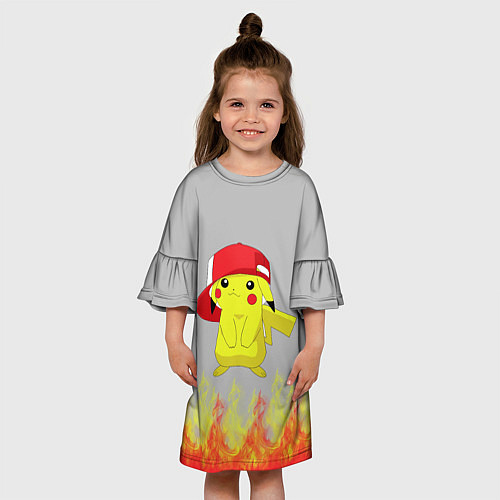 Детское платье Пикачу / 3D-принт – фото 3