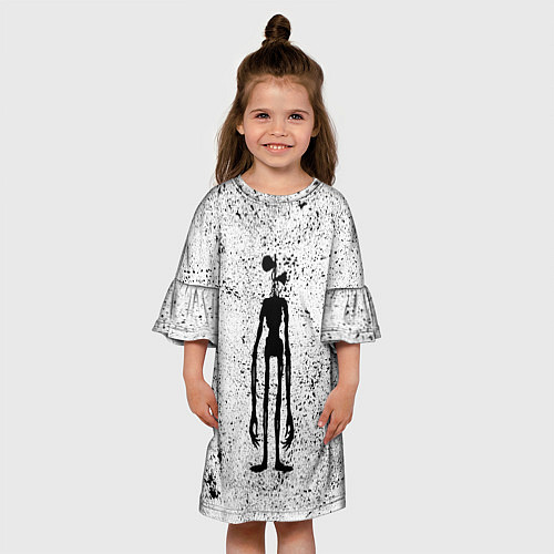 Детское платье Сиреноголовый / 3D-принт – фото 3