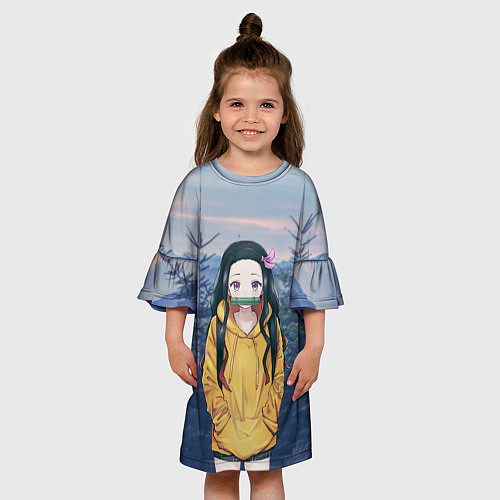 Детское платье Незуко / 3D-принт – фото 3
