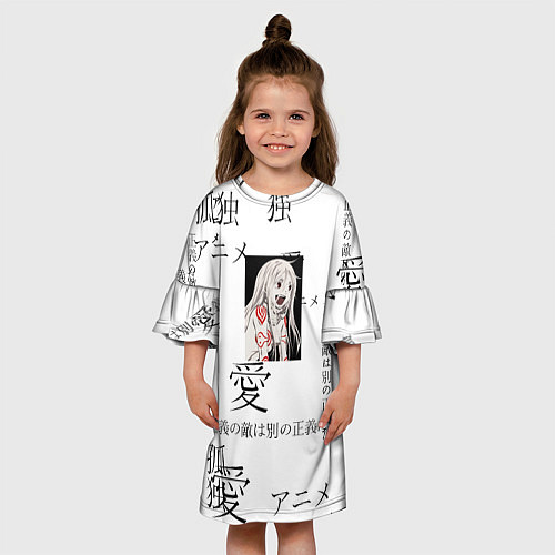 Детское платье Сиро Страна чудес смертников / 3D-принт – фото 3