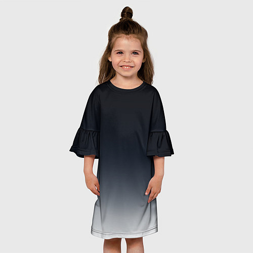 Детское платье Градиент / 3D-принт – фото 3
