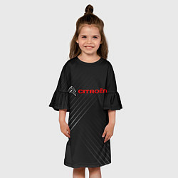 Платье клеш для девочки CITROEN, цвет: 3D-принт — фото 2