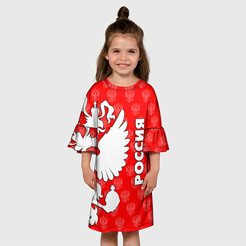 Детское платье РОССИЯ / 3D-принт – фото 3