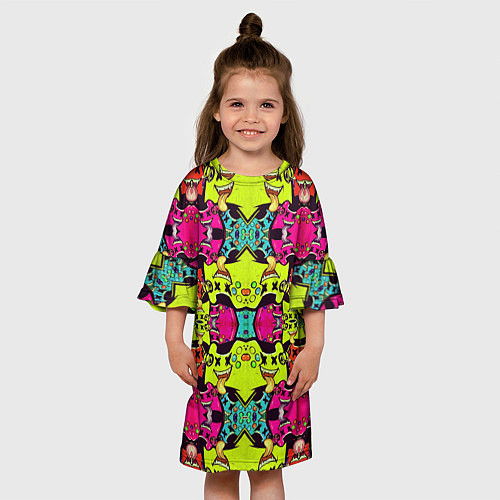 Детское платье БЕЗУМИЕ / 3D-принт – фото 3