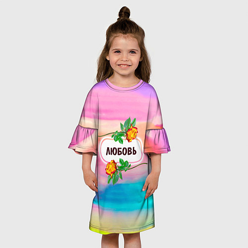 Детское платье Люба / 3D-принт – фото 3