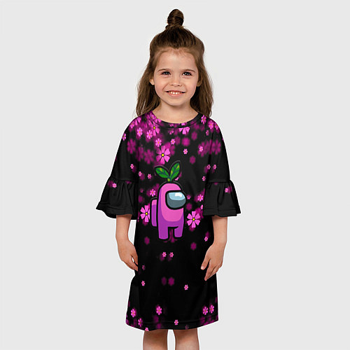Детское платье Among Us / 3D-принт – фото 3