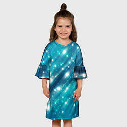 Платье клеш для девочки Волшебство Z, цвет: 3D-принт — фото 2