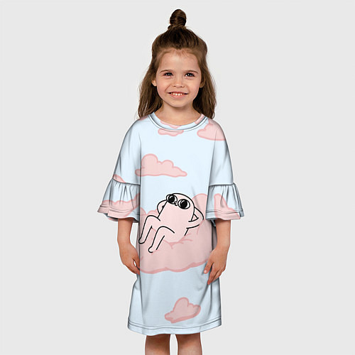 Детское платье Мем / 3D-принт – фото 3