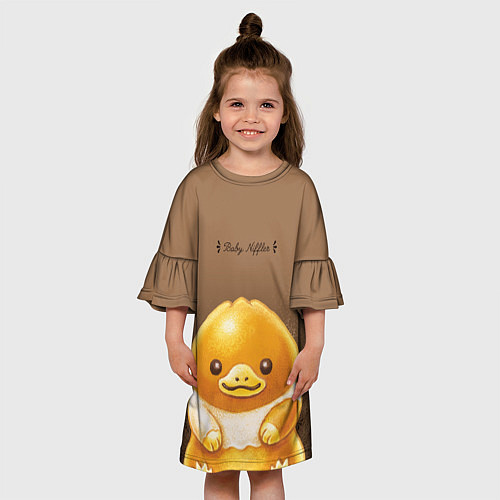 Детское платье Baby Niffler / 3D-принт – фото 3