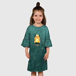 Платье клеш для девочки Niffler, цвет: 3D-принт — фото 2