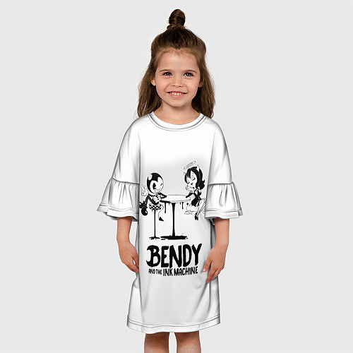 Детское платье Bendy And The Ink Machine / 3D-принт – фото 3