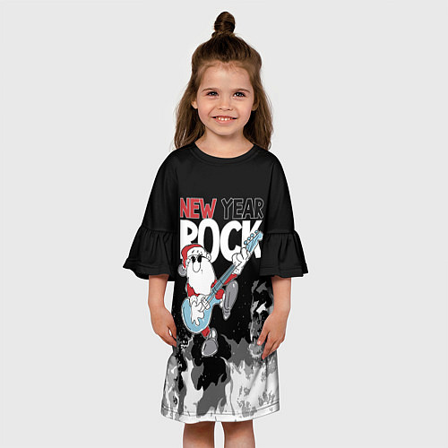 Детское платье New year rock / 3D-принт – фото 3