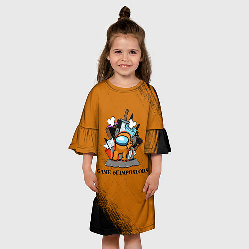 Детское платье Among Us / 3D-принт – фото 3