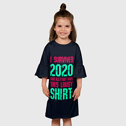 Платье клеш для девочки 2020 Survivor, цвет: 3D-принт — фото 2