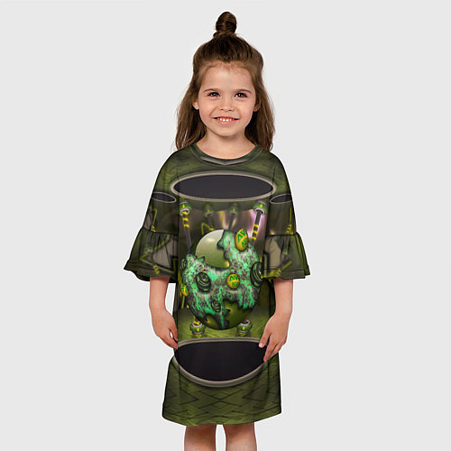 Детское платье AbstractThings 3 / 3D-принт – фото 3