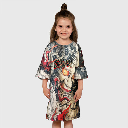 Детское платье Самурай / 3D-принт – фото 3