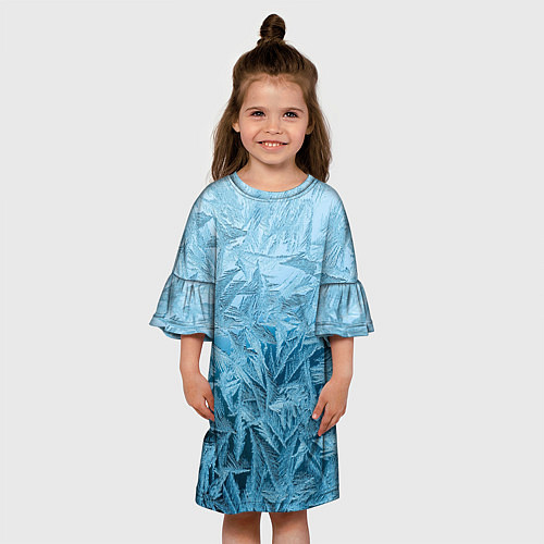 Детское платье Иней / 3D-принт – фото 3