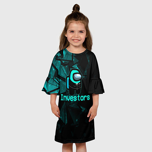 Детское платье Among Us Investors / 3D-принт – фото 3