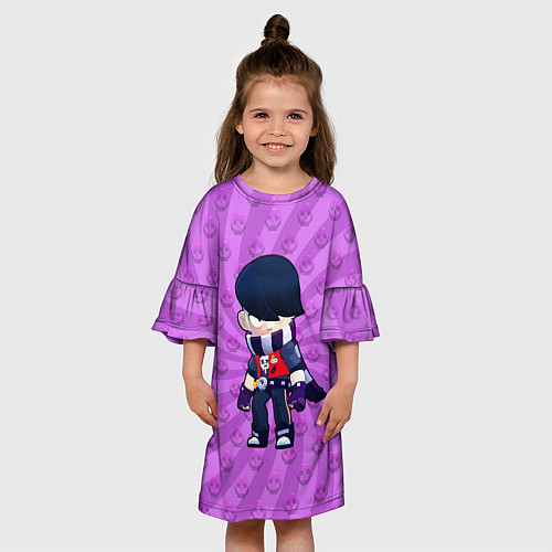 Детское платье BRAWL STARS EDGAR / 3D-принт – фото 3