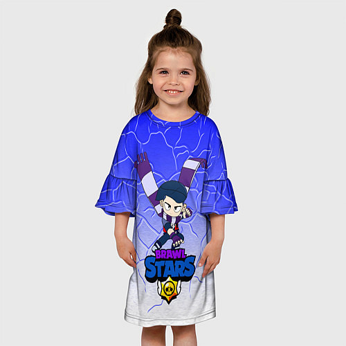 Детское платье Brawl StarsЭдгар / 3D-принт – фото 3