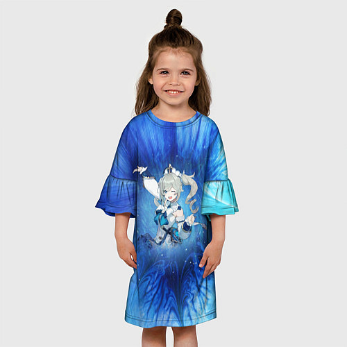 Детское платье Барбара Genshin Impact / 3D-принт – фото 3