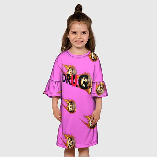 Детское платье DRAG RACE / 3D-принт – фото 3