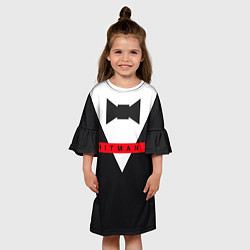 Платье клеш для девочки Hitman III, цвет: 3D-принт — фото 2
