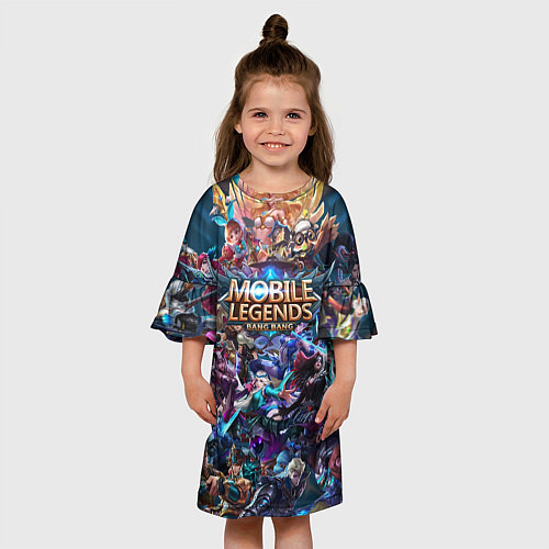 Детское платье Mobile Legends Z / 3D-принт – фото 3