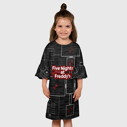 Детское платье Five Nights At Freddy / 3D-принт – фото 3