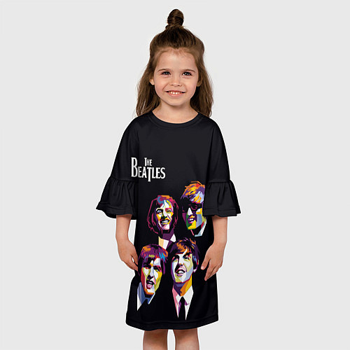Детское платье The Beatles / 3D-принт – фото 3