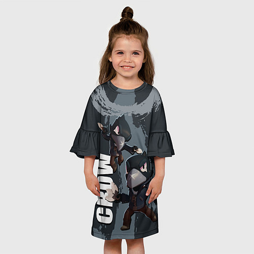 Детское платье Ворон / 3D-принт – фото 3