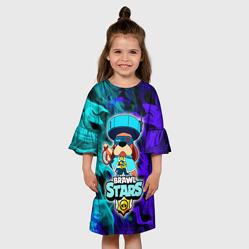 Детское платье Brawl StarsRonin Ruffs / 3D-принт – фото 3