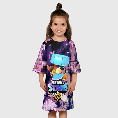 Детское платье Brawl Stars - Ronin Ruffs / 3D-принт – фото 3