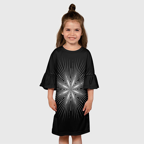 Детское платье Лучи / 3D-принт – фото 3