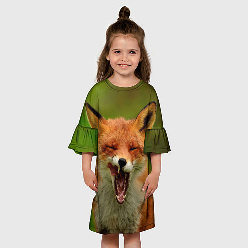 Детское платье Лисица / 3D-принт – фото 3