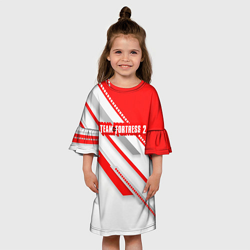 Детское платье TEAM FORTRESS 2 / 3D-принт – фото 3